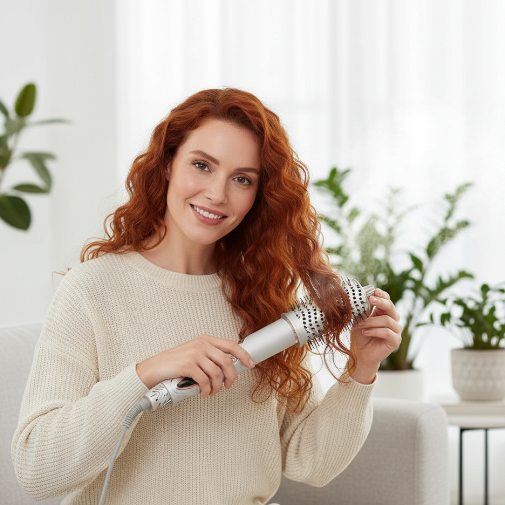 Escova Secadora de Alta Velocidade com Tecnologia Low-Noise – Sistema 2-em-1