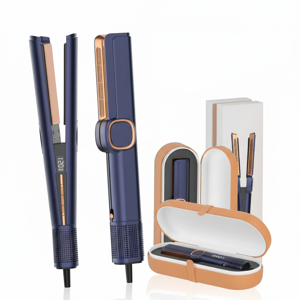 Secador e Alisador 110.000 RPM com Tecnologia Iónica e Ecrã LCD