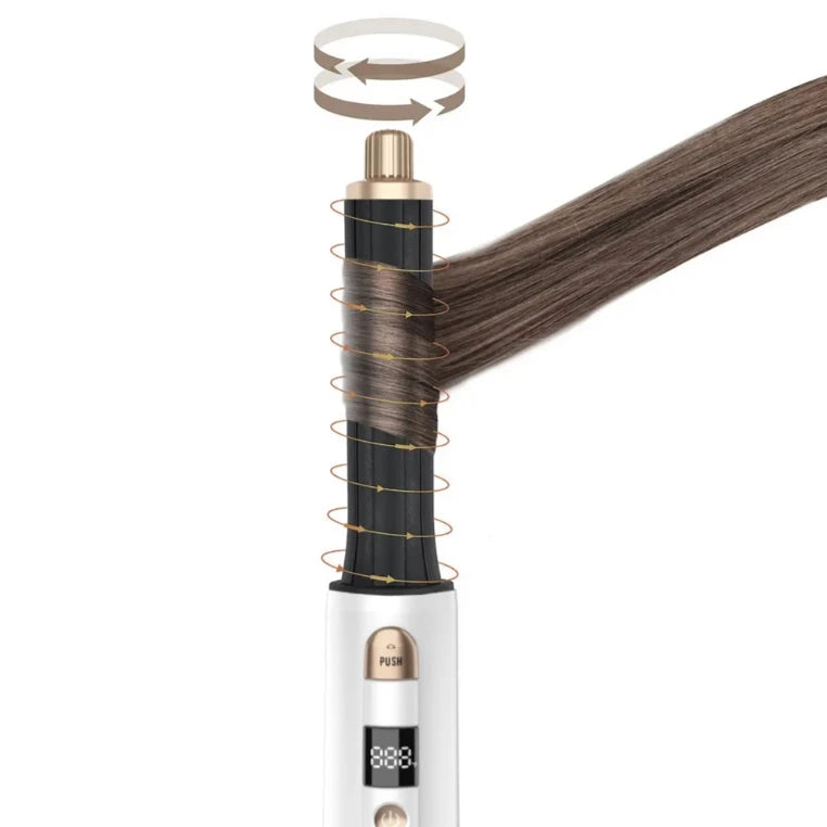 Escova Secadora Mesky Profissional de Alta Velocidade – Air Styler Dobrável com Ecrã LCD