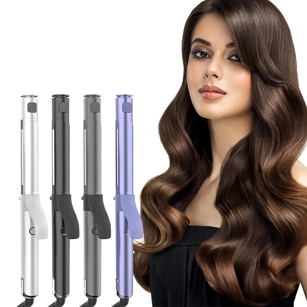 Modelador de Cabelo Mesky 2-em-1 – Curling Iron e Hair Waver com Tecnologia a Vapor