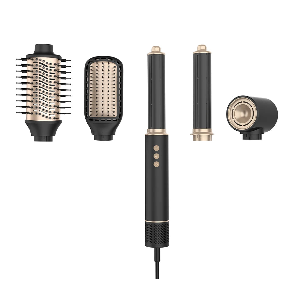 Secador Mesky 5-em-1 de Alta Velocidade – Tecnologia Iónica e Sistema de Filtro Avançado